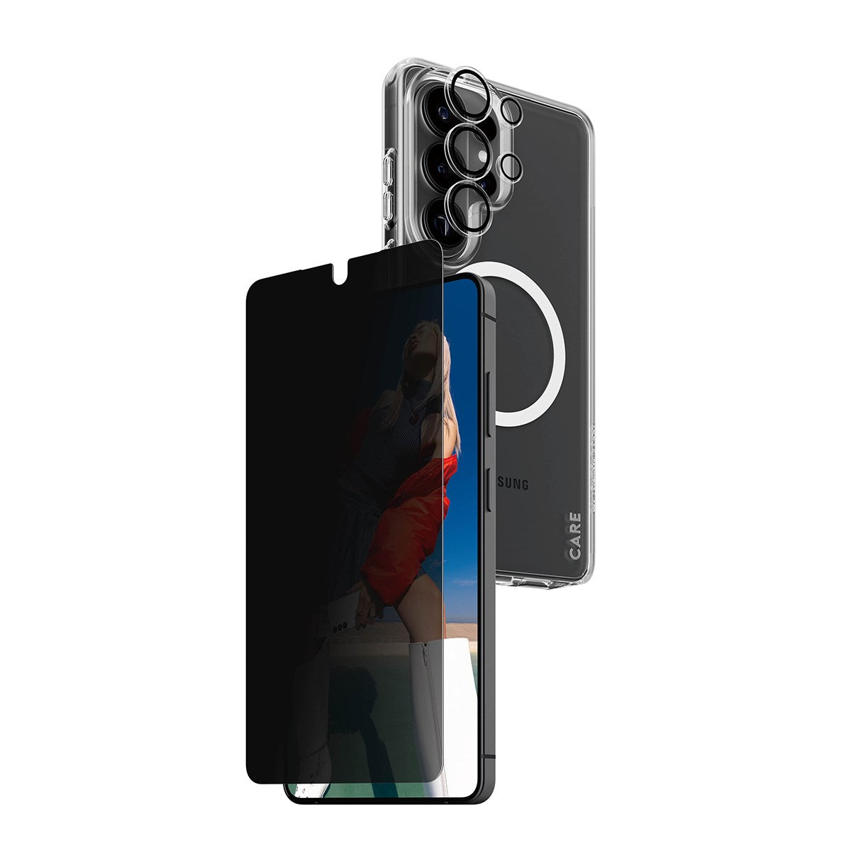 PanzerGlass® | CARE™ by PanzerGlass® Privacy 3-in-1 Set Samsung Galaxy S26 Ultra